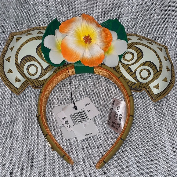 Disney Accessories - Disney 50th Anniversary Loungefly Polynesian Village Tiki Minnie Ear Headband